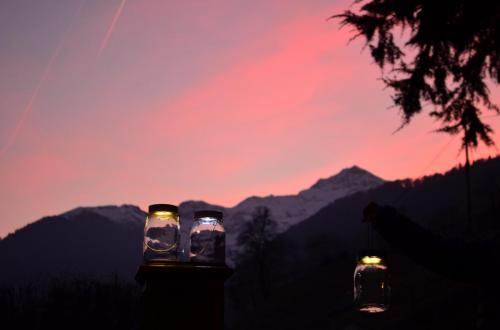 Fireflies in the mountains